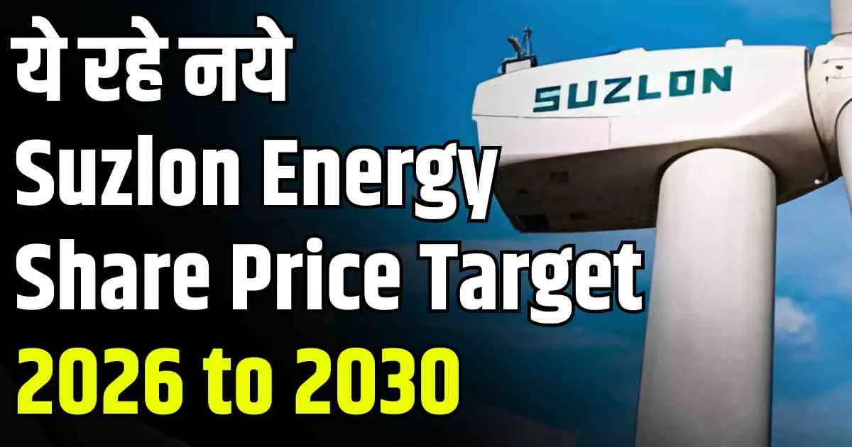 ये रहे नये Suzlon Share Price Target 2026, 2027, 2028, 2029, 2030